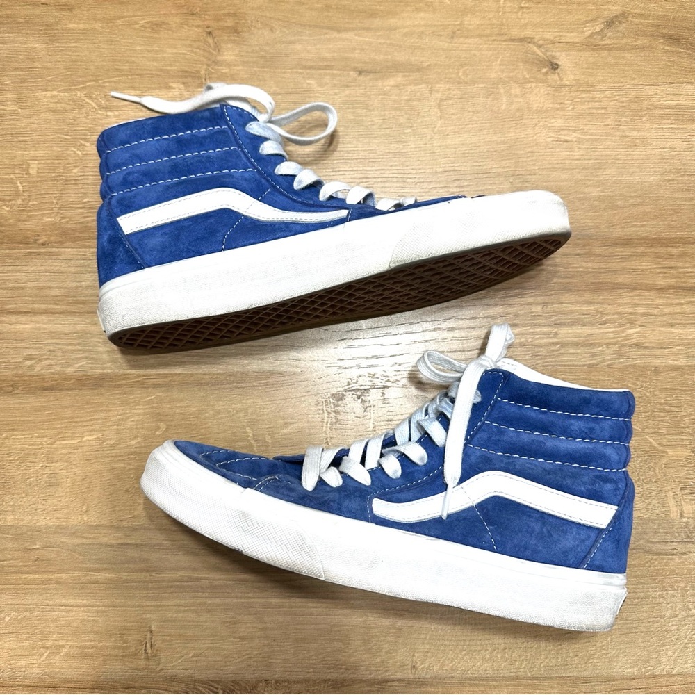 Vans HEIQ Eco Dry Sk8 Suede Hi Top Lace Up Sneaker Skater - Picture 8 of 13